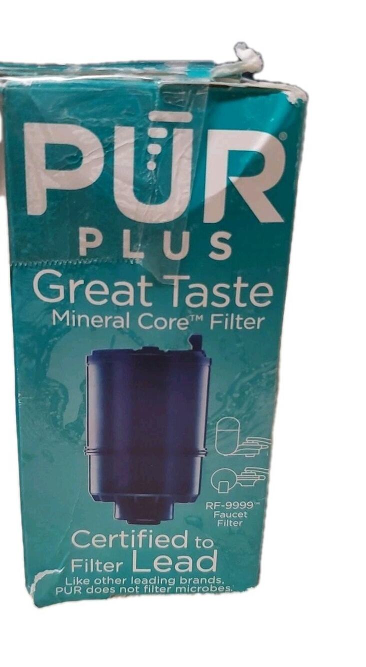 PUR PLUS Mineral Core Faucet Water Filter - RF-9999 - 1-PACK Damaged Box